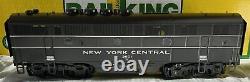 MTH Rail King New York Central #3601 Unité B F3 Non Motorisée 70-2008-3 Échelle One