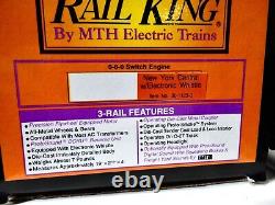 MTH Railking #30-1123-0 Locomotive de manœuvre New York Central 0-8-0 à l'échelle O avec boîte