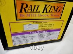 MTH Railking #30-1123-0 Locomotive de manœuvre New York Central 0-8-0 à l'échelle O avec boîte