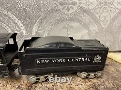 Marx Train 999 Locomotive Set New York Central Tender Untsted W 5 Voitures Et Piste