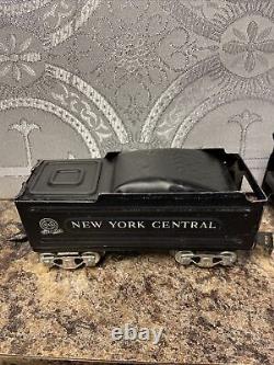 Marx Train 999 Locomotive Set New York Central Tender Untsted W 5 Voitures Et Piste