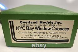 Modèles Overland Ho Scale Brass Nyc New York Central Bay Window Caboose #3865