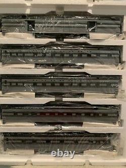 Mth 20-6554 New York Central 5 Voitures 70' Abs Passager Set Smooth Nib