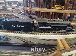 Mth 2-6-0 Locomotive New York Central Steam Et Chargeuses De Gravier De Train