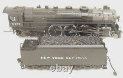 Mth 70-3001-1 G Échelle New York Central 4-6-4 J-1e Hudson Locomotive À Vapeur Et DIX