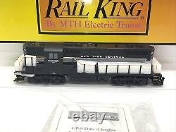 Mth Railking 30-4188-1e New York Central Gp-9 Diesel Eng. P.s. 2 O Utilisé #6000 Nyc