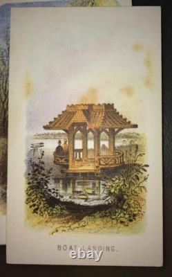 NEW YORK, CENTRAL PARK, environ 29 vues lithographiées, in-quarto, 1870