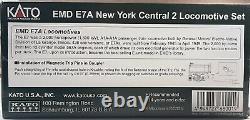 N Kato New York Central 4008, 4022 Emd E7a 2 Locomotive Set 20th Century Limited