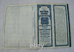 New York Central Railroad Co. Obligations Hypothécaires, Lot de 24, Bleu