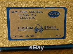 Nj Personnalisé Brass Rare El-307 Ho New York Brass Classe Central P-2 Électrique # 222 Ce