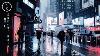 Nyc Summer Rain Times Square New York 4k