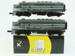 O Jauge 3-rail K-line K-25701 Nyc New York Central F3 A/a Diesel Loco Set Withtmcc