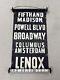 Panneau De Métro Vintage De New York City Scroll / Broadway / Central Park / Fifth Avenue Mta