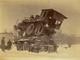 Photo Albumin&eacute;e D&rsquo;un D&eacute;raillement De Train De 1885, En Porteur, New York Central Railroad, Batavia
