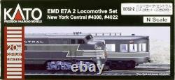 Produits de trains miniatures USA Modèle N Échelle EMD F7A 2 Locomotive Set New York Central #40