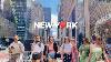 Promenade Estivale à New York En 4k : Rockefeller Center, 5th Avenue Et Central Park En Août 2024
