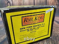 ROI DU RAIL ENSEMBLE NEW YORK CENTRAL F-3 1607/1606 avec boîte d'origine et documents