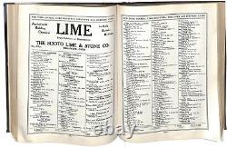 Répertoire industriel des lignes ferroviaires du New York Central de 1920-21, 950+ pages! 4+ livres