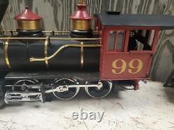 Série Queen Mary LGB 24182 New York Central avec son locomotive à l'échelle G #99