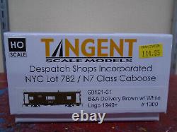 Tangent New York Central System B&a Despatch Shops N7 Bay Window Caboose 60121