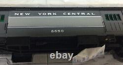 Train postal New York Central O-Gauge Lionel, ensemble de 2 #8650/#252.