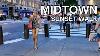 Visite à Pied De New York City En 4k - Promenade Au Coucher Du Soleil Dans Midtown