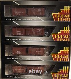 Wagon de fret en acier N Scale Broadway Limited NYC 4 Pack #3406
