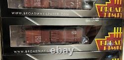 Wagon de marchandises en acier N Scale Broadway Limited NYC 4 Pack #3403